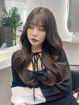 オニキス(ONYX) チョコグレージュ×ワンホンヨシンモリヘア【chisato】