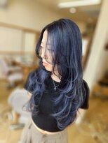 ミラシィ 成田(Mirashy)&nbsp;ブルー×レイヤーカット