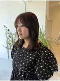 オリーブグレージュ/透明感カラー/アッシュカラー/グレージュ
