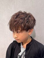 スイ(suiw)&nbsp;キッズパーマカラーショートマッシュ【suiw】昭和町/天王寺