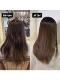 髪質改善 縮毛矯正 艶髪 鹿児島