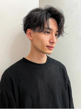 メンズプライマル(Men’s PRIMAL) MEN’S HAIR/サーフカール/刈り上げセンターパート/千葉駅