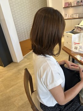 サラビューティーサイト 志免店(SARA Beauty Sight) ひし形シルエットで小顔効果抜群☆【大人レイヤーボブ】山之内
