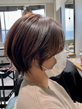 アーツ 茅ヶ崎(arts) ショートカット20代30代40代前髪あり面長丸顔ショートボブ