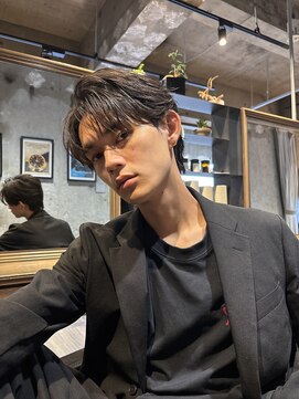 メンズココ メンズパーマ 韓国ヘア 日本橋店(MENS COCO) コンマバングセンターパート