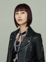 ピークアブー 原宿ハラカド(PEEK-A-BOO) くせ毛多毛ボブショート前下がりモードワイドバングかっこいい