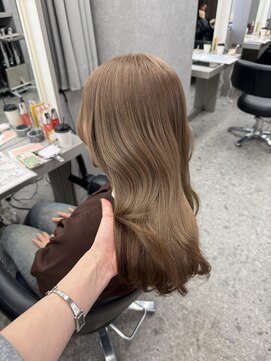 ボタン ハカタ(VOTAN hakata) 【福岡美容室/小山田】ブリーチ1回ハイトーンベージュ