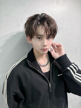 ネクストハラジュク(NEXT HARAJUKU) 【曲がる縮毛矯正】フェザーパーマ サーフカール センターパート