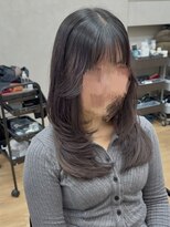 リアン(LIAN)&nbsp;ハイライトカラーミルクティーベージュケアブリーチダブルカラー