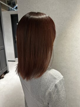 ブロック 日吉店(BLOC) レッドブラウンカラー×髪質改善カラー