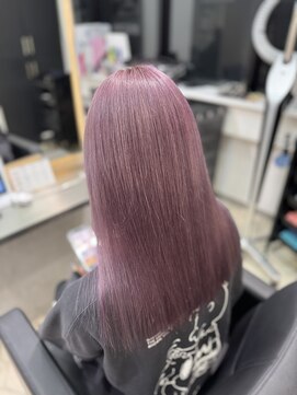ラピス 福岡天神店(Lapis) ペールラベンダーピンク【ブリーチ】