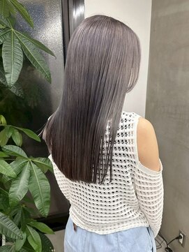 アンバー(UMBER) 京都西院/グレージュカラー ブリーチ 髪質改善 ダブルカラー