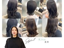 ◇喜多◇上品かつ洗練された艶感たっぷり『暗髪カラー』×ボーイッシュになりすぎない『切りっぱなしボブ』