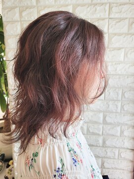 松本平太郎美容室 国立店 30代40代×ミディアムレイヤー×ヘアマニキュア