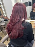 赤髪　レッド　ブリーチ無し