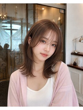 フリックヘアサロン 梅田茶屋町2号店(FLICK HAIR SALON) 大人くびれボブ/ハッシュボブ/ココアベージュ/梅田