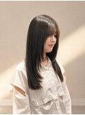 イメチェングレージュカラー/艶カラー/前髪/[表参道/原宿]