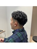 パーマで時短スタイリング
