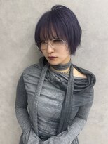 アイヴァン(AIVAN)&nbsp;レイヤーショート・ダークラベンダーグレージュ　ll