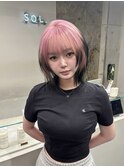 【後藤宗一朗】ピンク×ブラック×ルーて×フェイスレイヤー