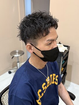 ジジ インターパーク 宇都宮(Gigi) 無造作パーマメンズショート