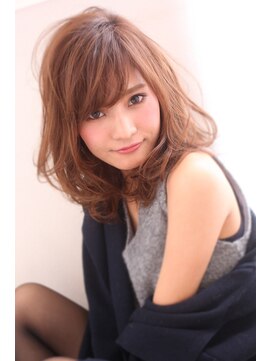 マリアバイアフロート(Maria by AFLOAT) 【重山】3Dカラージグザグバングミニマムボブノットヘア30代40代