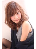 【重山】3Dカラージグザグバングミニマムボブノットヘア30代40代