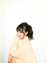 フラワード(flowered)&nbsp;早朝8:30からできます♪簡単アレンジ　ポニーテール