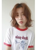 chiemi509 センターパート・くせ毛風・ナチュラルボブ