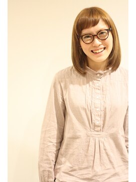 ピグメント(pigment) 【pigment】ショートバングが大人かわいいロブスタイル