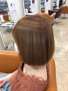 カルマ(KARMA) ボブ×ブラウンベージュカラー♪