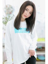 ミック 日暮里店(miq)&nbsp;オリーブアッシュアシンメトリー♪王道ウルツヤ愛されロングb