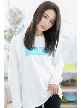 ミック 日暮里店(miq) オリーブアッシュアシンメトリー♪王道ウルツヤ愛されロングb