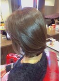 【34才女性公務員】ツヤ髪　丸みショート　名古屋の美容室actif