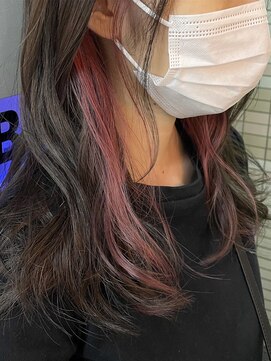 キューズ クラブ(cuz KLUB) 【cuzKLUB】イヤリングカラー×ワインレッドカラー【池袋】