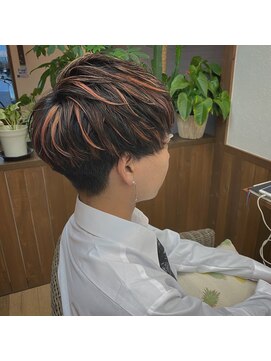 ヘアーサロン プアメリア(Puamelia) 20代30代小顔マニッシュハンサムショートボブ×立体感