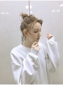 【色気をまとう】モテカジュ　お団子アレンジ