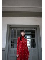 ハルフウェイ(haLfway)&nbsp;透明感ブラウン×セミロング