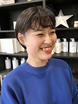 カイラ(KAILA) ショートボブナチュラルボブショートパーマボブ前髪ありショート