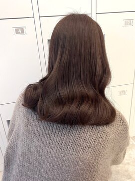 ボタン ハカタ(VOTAN hakata) 【YU_KA】チョコレートカラー×ミディアムヘア