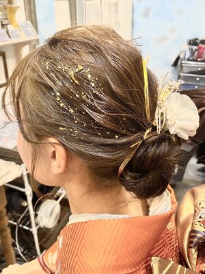 結婚式/女子会など特別な日に素敵なStyleを☆和装～流行りのStyleまでお任せ下さい!早朝予約も◎【青葉台】