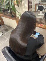 オルム 中目黒(orme)&nbsp;グレージュカラー　　髪質改善３回目