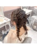 ツイン編み下ろし