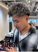 ソフトツイスト×ホワイトハイライト