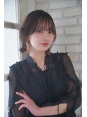 ★くびレイヤーエモージュ切りっぱなしボブウルフインナーカラー