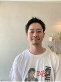 スパイキーアップバング/メンズショート/短髪/ツイストパーマ