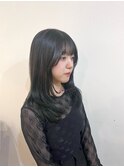 ダブルカラー/大人ボブ/黒髪スタイル/髪質改善/縮毛矯正