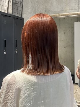 ブリッツバイレボ 船橋(BLITZ by REVO) レッドオレンジカラー/ブリーチなしダブルカラー/暖色/船橋