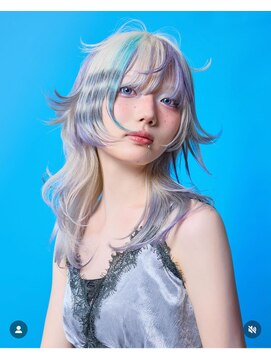 アリートウキョウ(ALLY TOKYO) シャギーウルフカットロングウルフ中性ウルフレイヤーカット