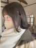 お悩み解決！ 前髪+顔まわりの カット&髪質改善ストレート￥10,300→￥8,600